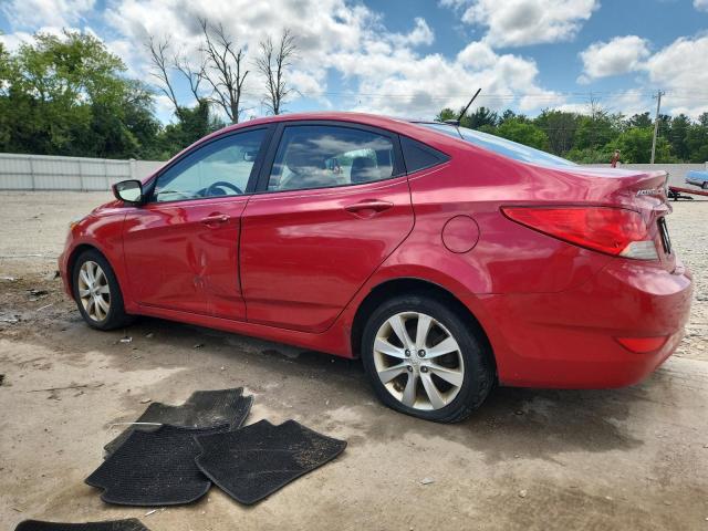  HYUNDAI ACCENT 2014 Czerwony