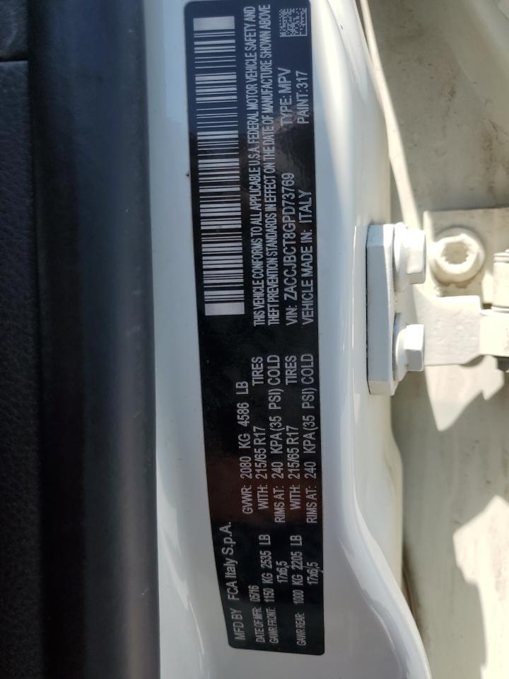 2016 Jeep Renegade Trailhawk VIN: ZACCJBCT8GPD73769 Lot: 63784645