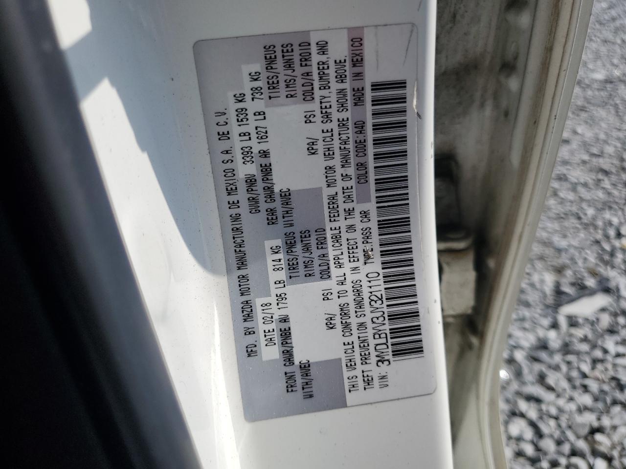 2018 Toyota Yaris Ia VIN: 3MYDLBYV3JY321110 Lot: 65211775