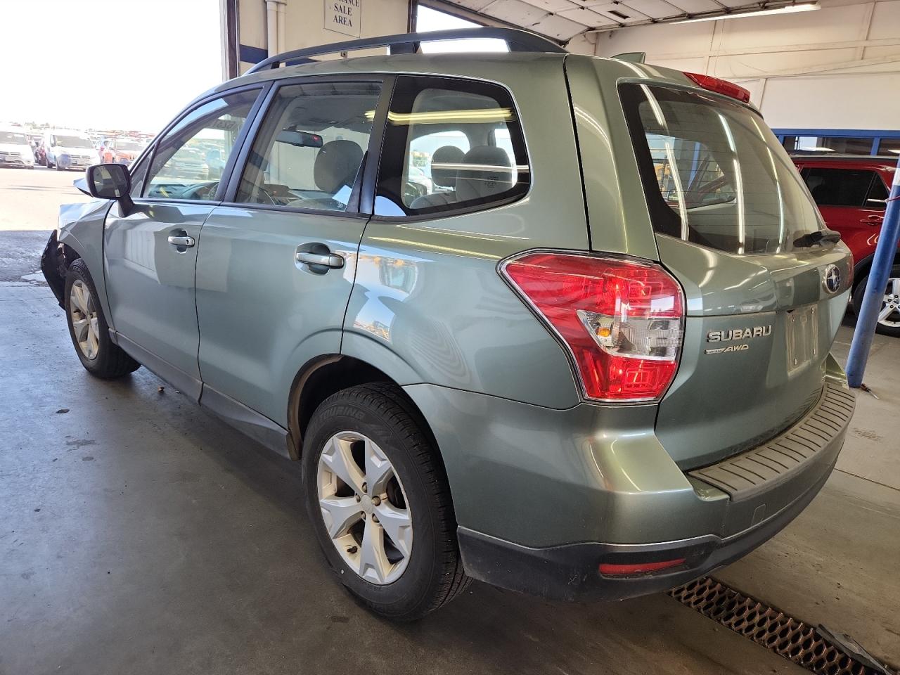 2016 Subaru Forester 2.5I green suv gas JF2SJABC5GH435256 photo #3