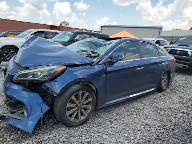  HYUNDAI SONATA 2017 Синий