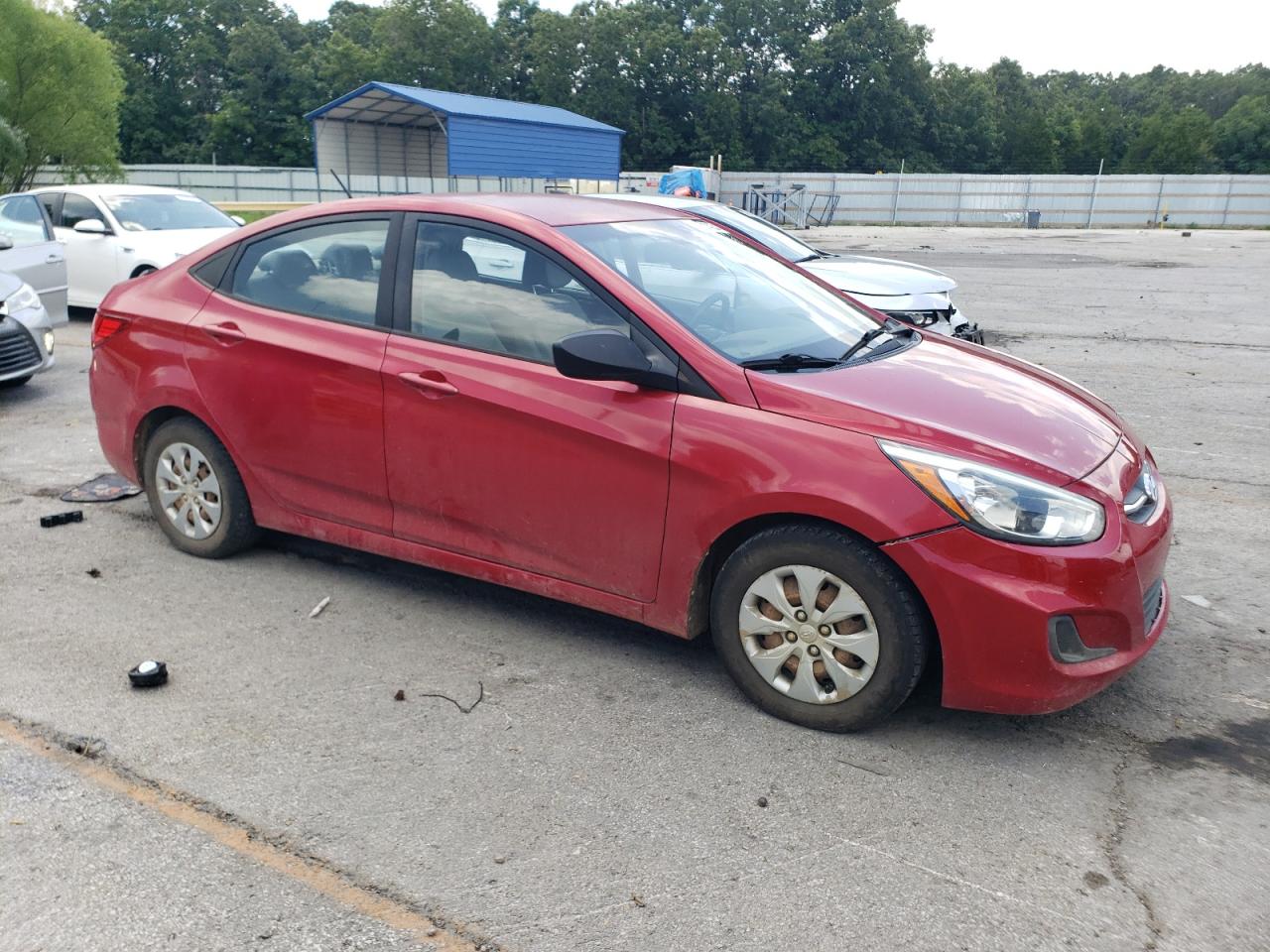 2015 Hyundai Accent Gls VIN: KMHCT4AE2FU797404 Lot: 64801425