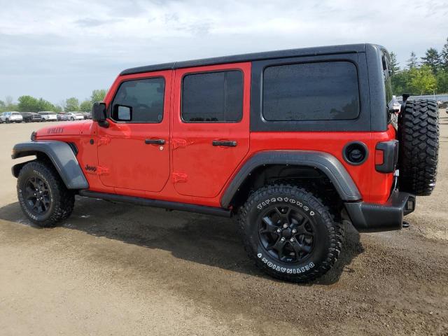  JEEP WRANGLER 2022 Czerwony