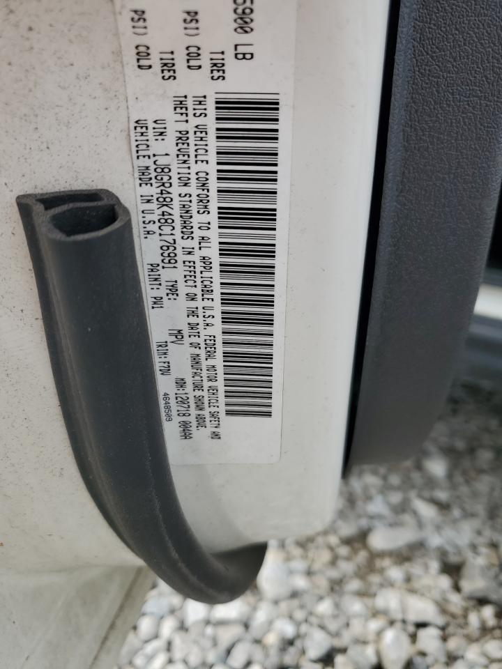 2008 Jeep Grand Cherokee Laredo VIN: 1J8GR48K48C176991 Lot: 64701625
