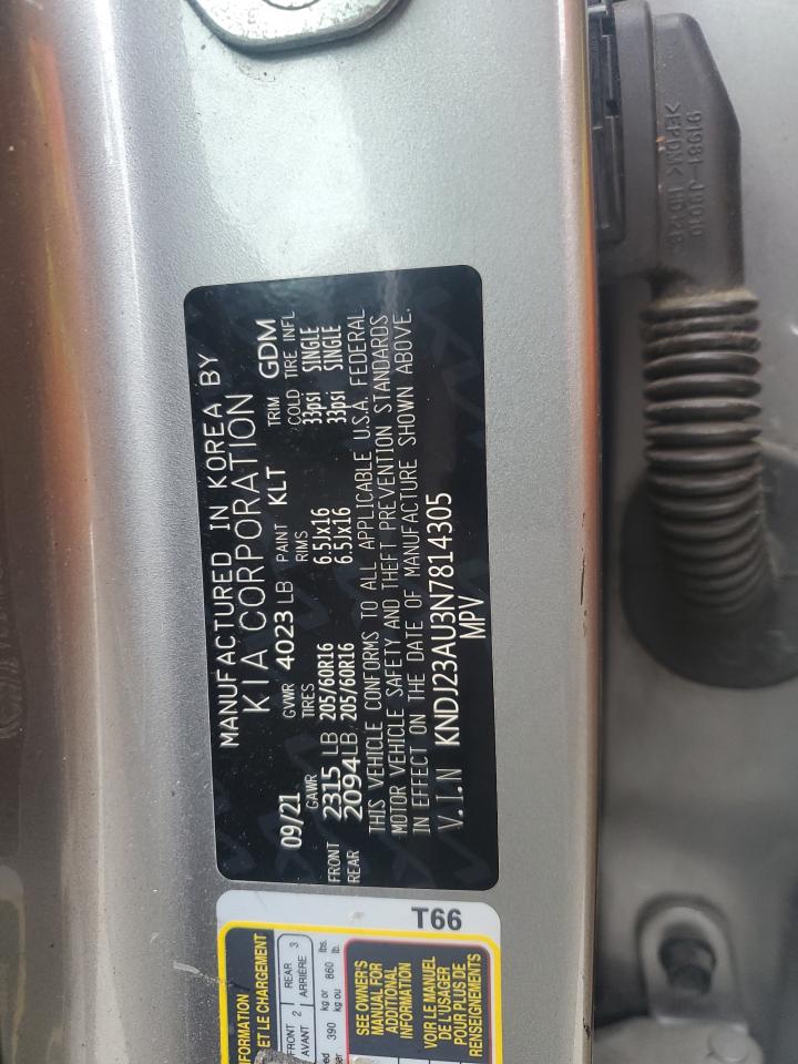 2022 Kia Soul Lx VIN: KNDJ23AU3N7814305 Lot: 63498035