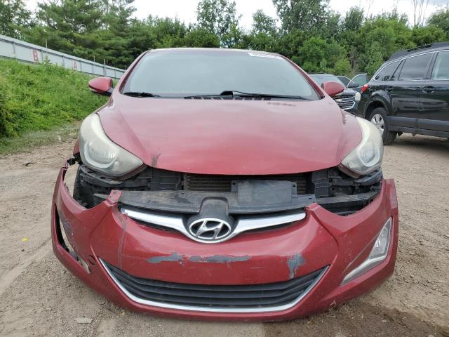 Sedans HYUNDAI ELANTRA 2016 Burgundy