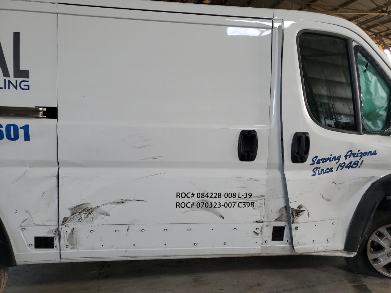 2024 Ram Promaster 2500 2500 Standard VIN: 3C6LRVVG3RE136706 Lot: 63038425