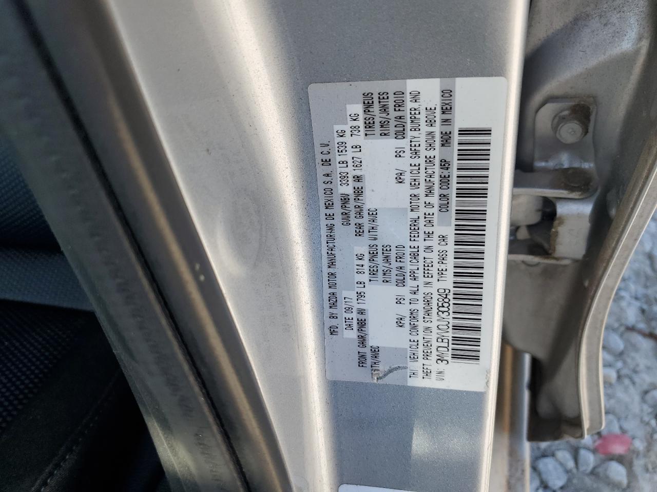 2018 Toyota Yaris Ia VIN: 3MYDLBYV0JY305849 Lot: 64885745