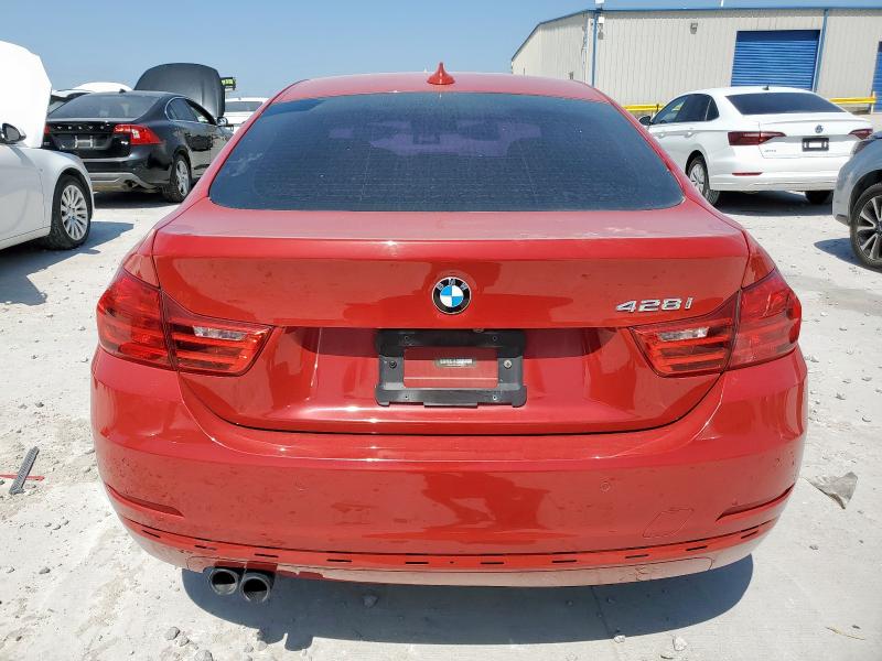  BMW 4 SERIES 2016 Czerwony