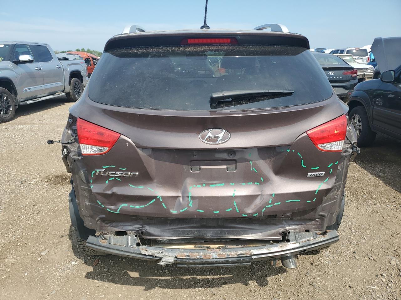2014 Hyundai Tucson Gls VIN: KM8JUCAG4EU799279 Lot: 64445065