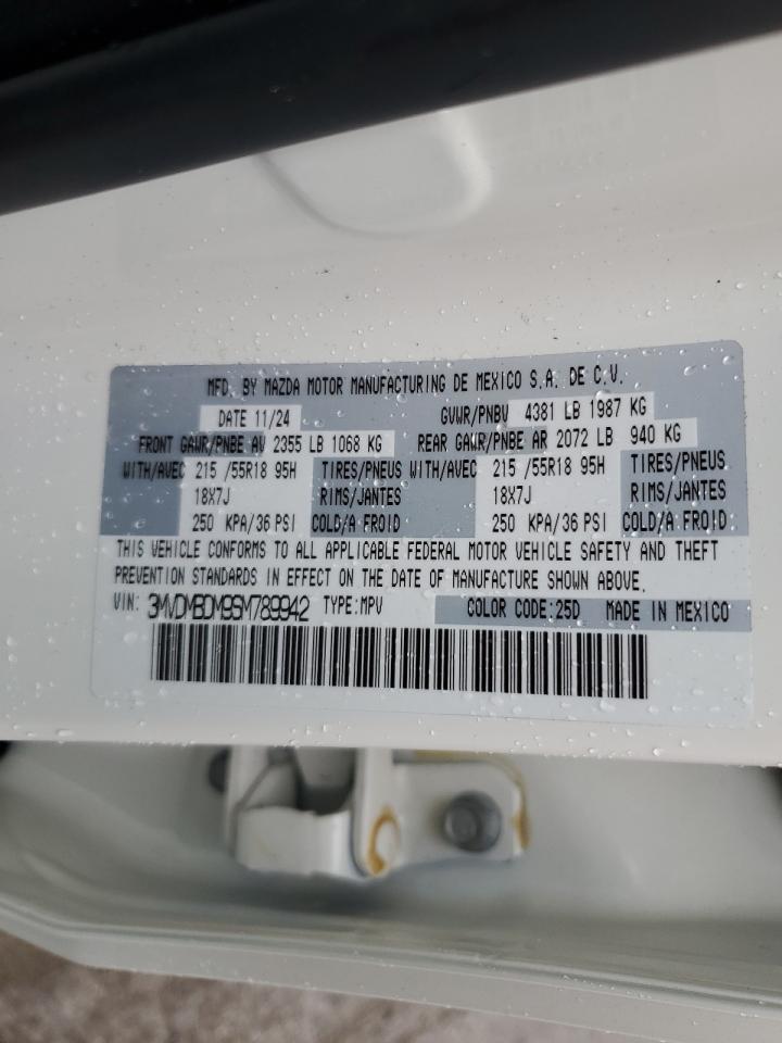 2025 Mazda Cx-30 Premium VIN: 3MVDMBDM9SM789942 Lot: 64562745