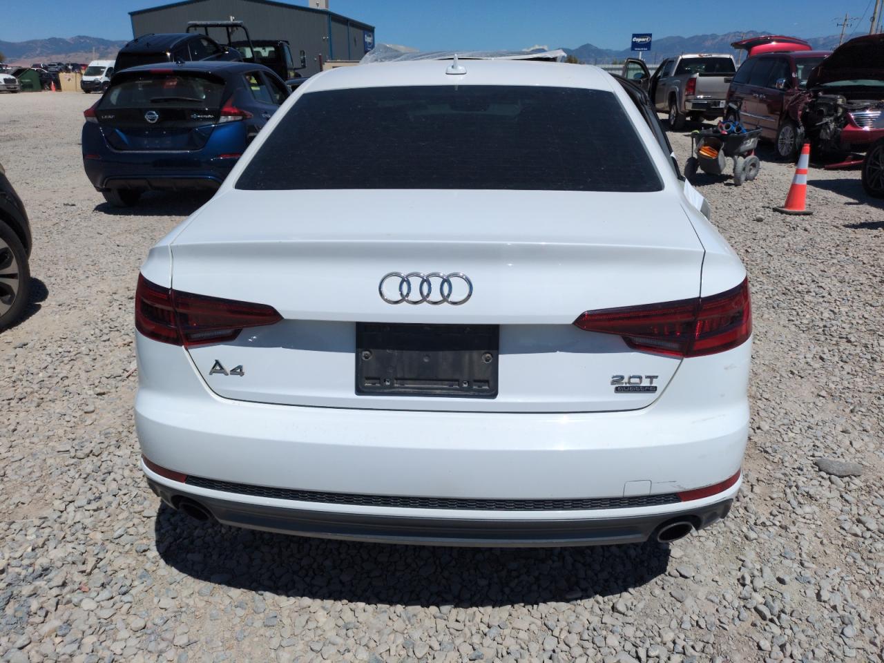 2018 Audi A4 Premium VIN: WAUDNAF42JA163132 Lot: 63485105