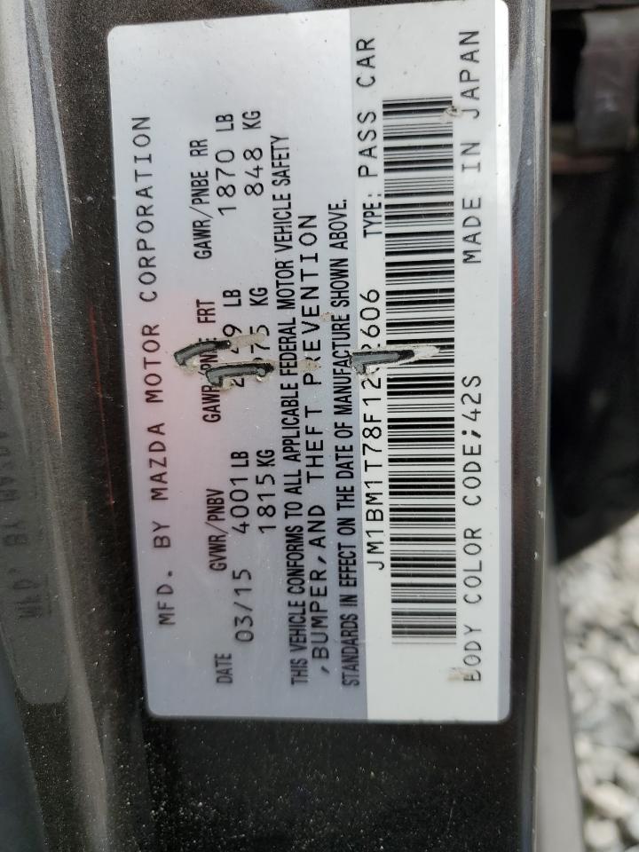 2015 Mazda 3 Sv VIN: JM1BM1T78F1262606 Lot: 64833185