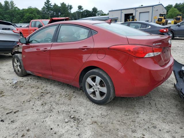  HYUNDAI ELANTRA 2012 Красный