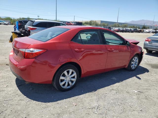 Sedans TOYOTA COROLLA 2016 Czerwony