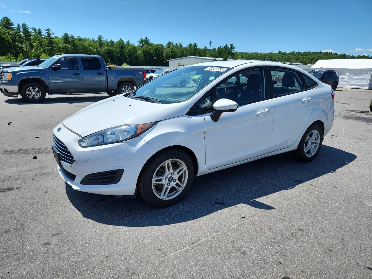 2019 Ford Fiesta Se white null gasoline 3FADP4BJ2KM125470 photo #1