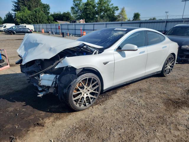 Hatchbacks TESLA MODEL S 2014 Biały