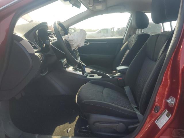  NISSAN SENTRA 2017 Czerwony