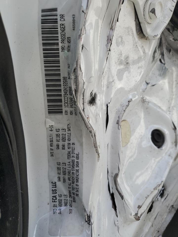 2016 Chrysler 200 Lx VIN: 1C3CCCFB4GN182608 Lot: 65286075