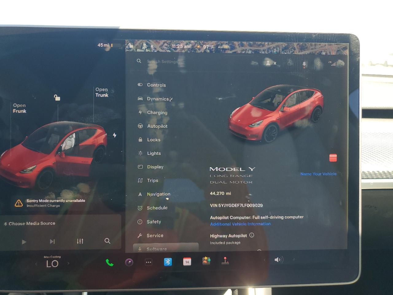 2020 Tesla Model Y VIN: 5YJYGDEF7LF039029 Lot: 64788835