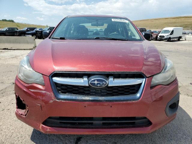  SUBARU IMPREZA 2014 Red