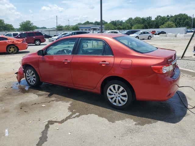  TOYOTA COROLLA 2012 Czerwony