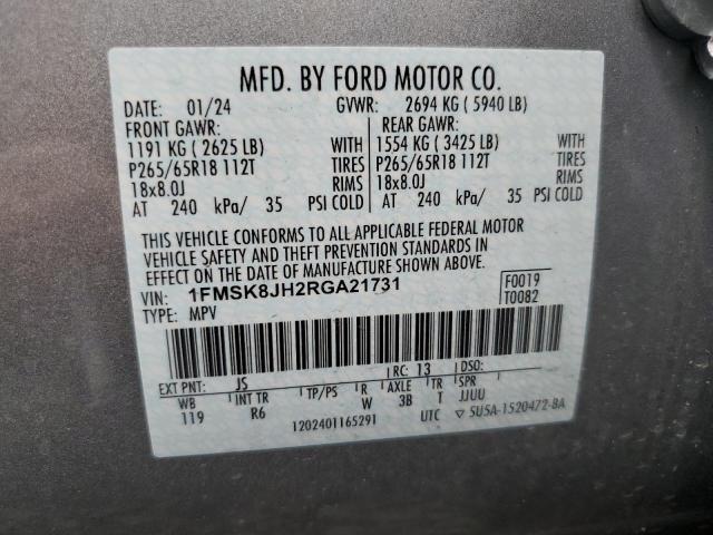 2024 FORD EXPLORER TIMBERLINE  