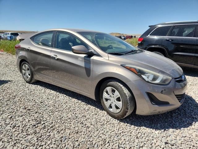 Sedans HYUNDAI ELANTRA 2016 tan