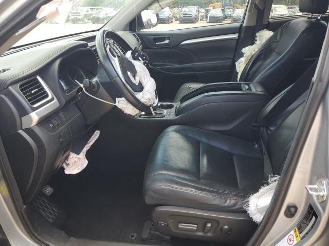  TOYOTA HIGHLANDER 2017 Серебристый