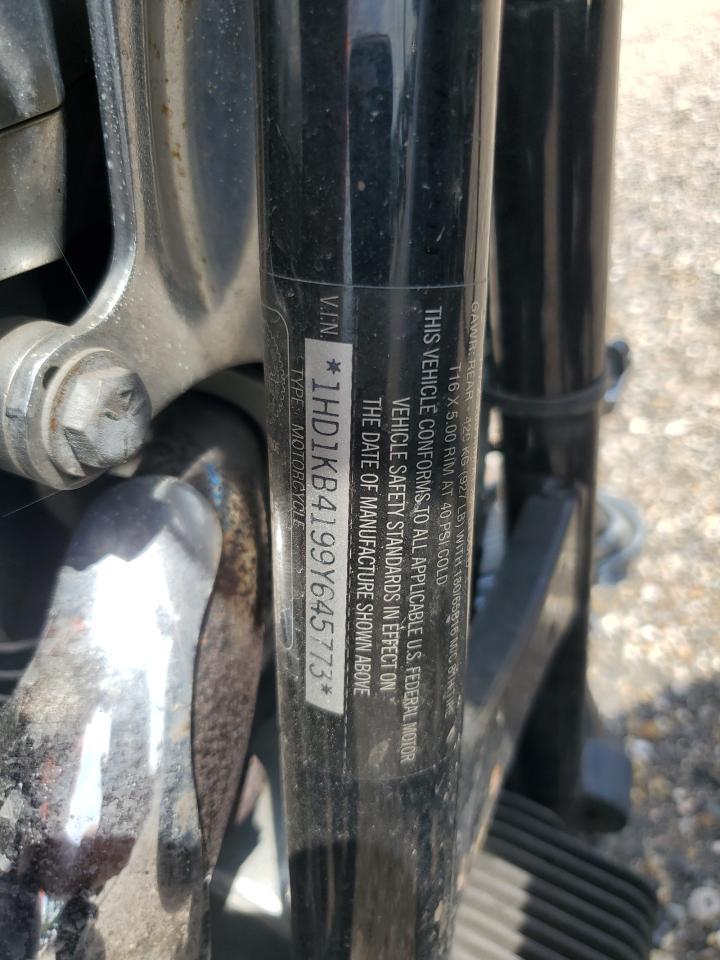 2009 Harley-Davidson Flhx VIN: 1HD1KB4199Y645773 Lot: 64827645