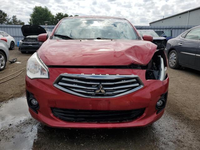  MITSUBISHI MIRAGE 2017 Red