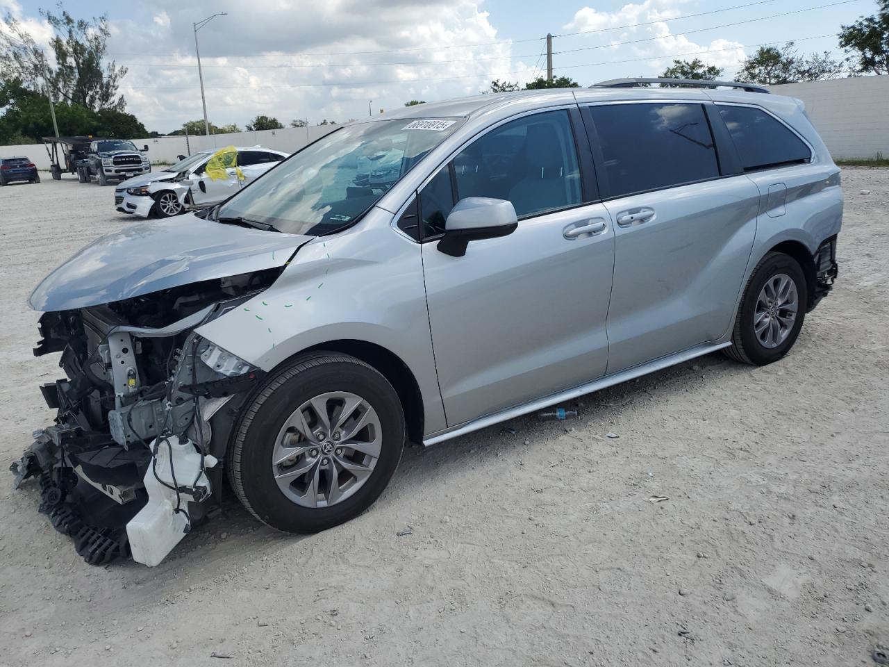 2022 Toyota Sienna Le VIN: 5TDKRKEC5NS124749 Lot: 66916915