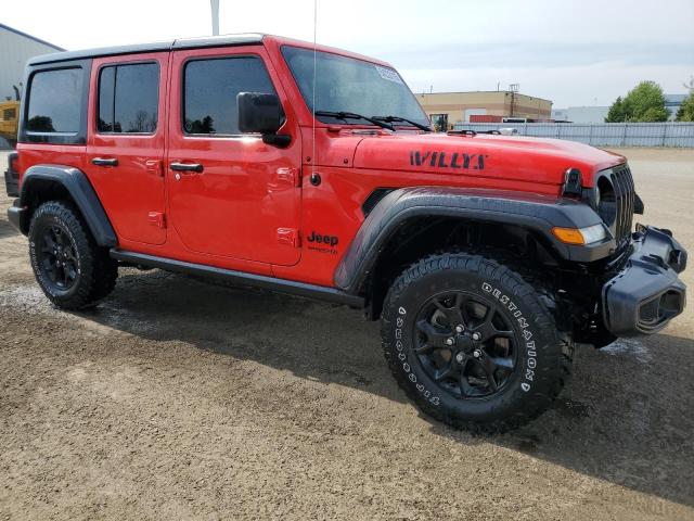  JEEP WRANGLER 2022 Czerwony