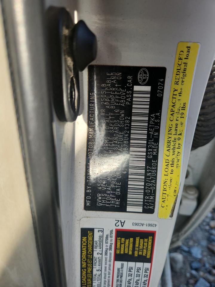 2011 Toyota Avalon Base VIN: 4T1BK3DB7BU421382 Lot: 63791875