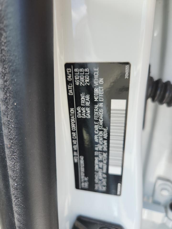 2013 Volvo S60 T5 VIN: YV1612FS0D1228540 Lot: 63461705