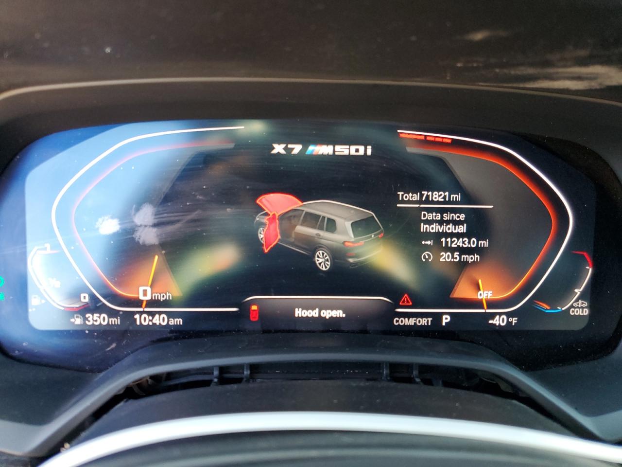 2020 BMW X7 M50I VIN: 5UXCX6C0XL9C50080 Lot: 65291115