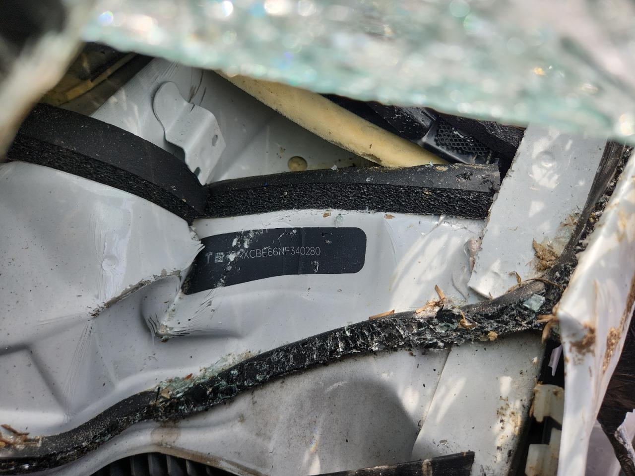 2022 Tesla Model X VIN: 7SAXCBE66NF340280 Lot: 65636765