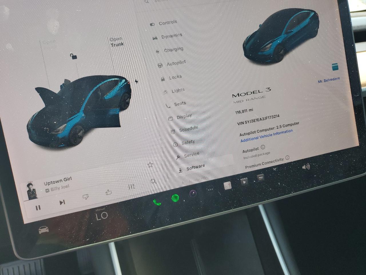 2018 Tesla Model 3 VIN: 5YJ3E1EA3JF173214 Lot: 66041095