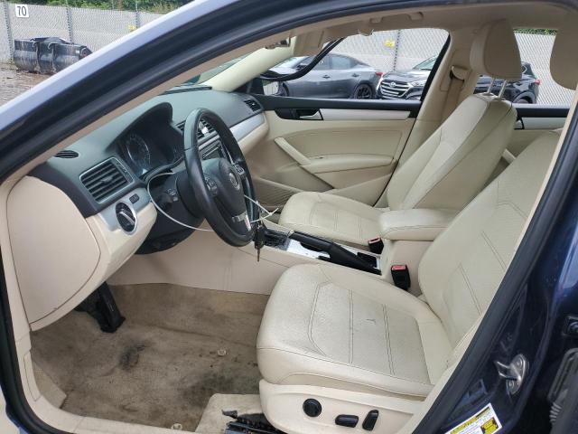  VOLKSWAGEN PASSAT 2013 Blue