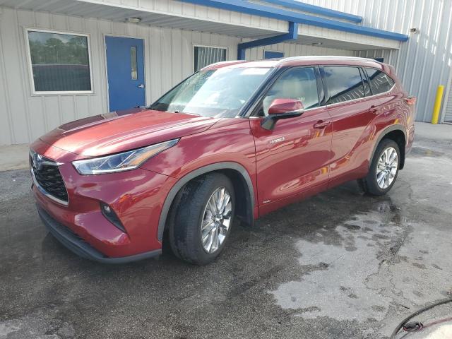  TOYOTA HIGHLANDER 2021 Czerwony