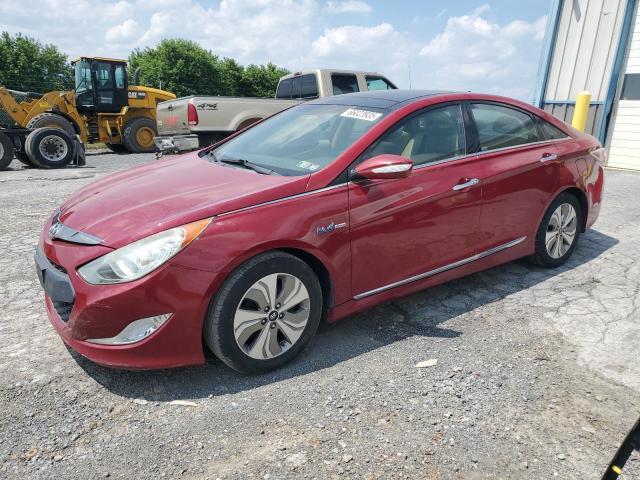  HYUNDAI SONATA 2015 Czerwony