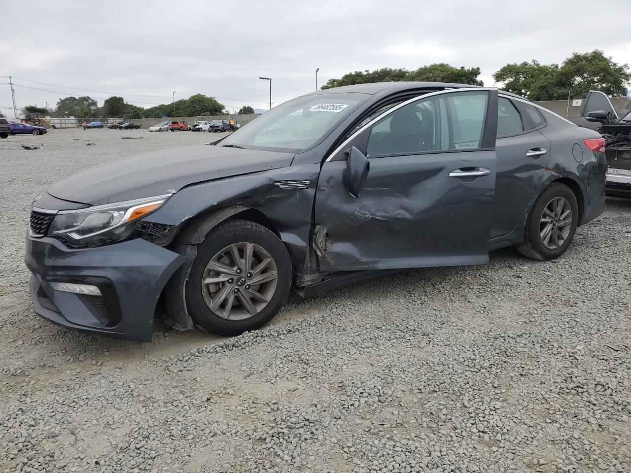 2020 Kia Optima Lx grey null gas 5XXGT4L35LG407429 photo #1