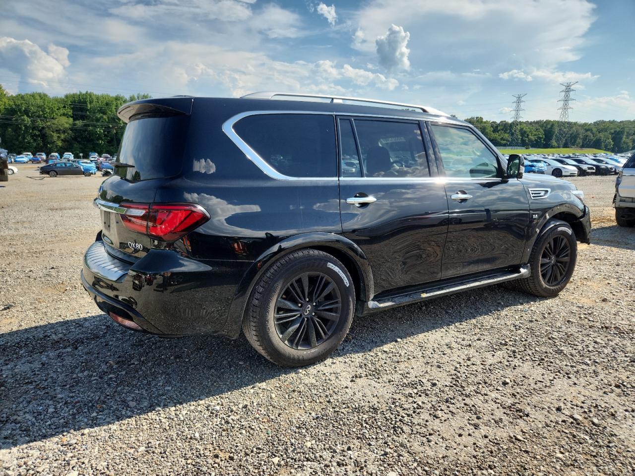 2020 Infiniti Qx80 Luxe black null gas JN8AZ2NF0L9704500 photo #4