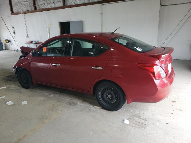  NISSAN VERSA 2014 Czerwony