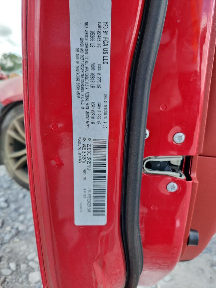 2016 Dodge Charger R/T VIN: 2C3CDXCT6GH267010 Lot: 64666195