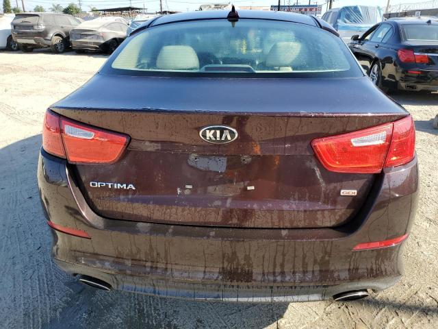 Sedans KIA OPTIMA 2015 Burgundy
