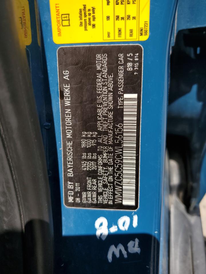 WMWZC5C59CWL56156 2012 Mini Cooper S Countryman