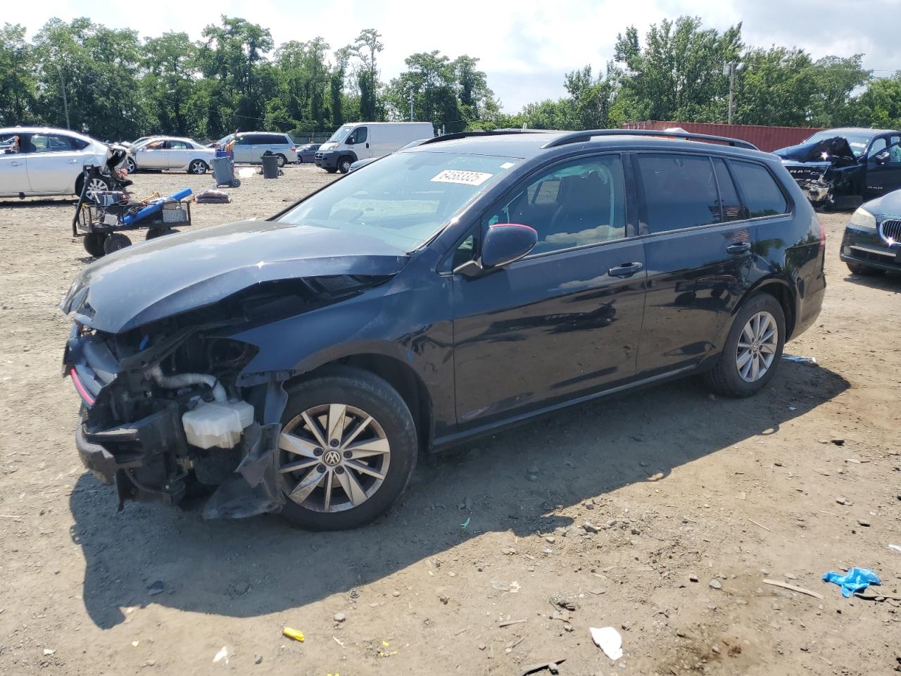 2019 Volkswagen Golf Sportwagen S VIN: 3VWY57AU0KM510702 Lot: 64583325