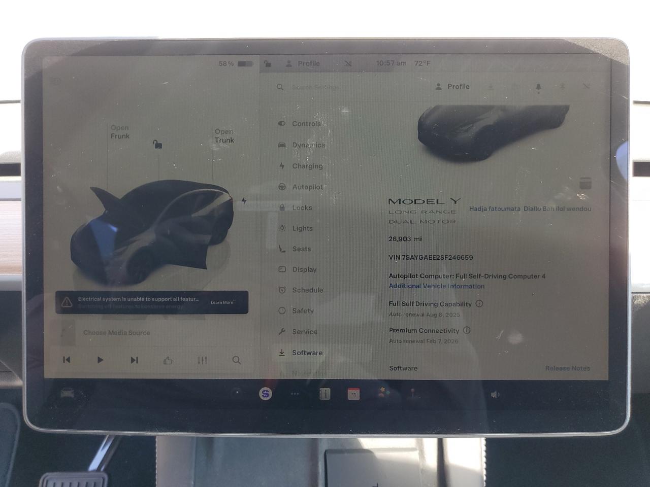 2025 Tesla Model Y VIN: 7SAYGAEE2SF246659 Lot: 64425455