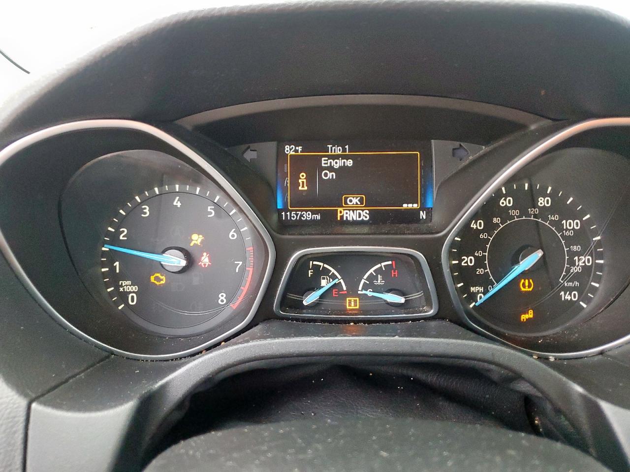 2018 Ford Focus Titanium VIN: 1FADP3N2XJL289659 Lot: 65594275